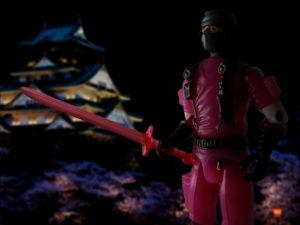 Gijoe 1994 Ninja Force Snake Eyes Hasbro vintage action figure