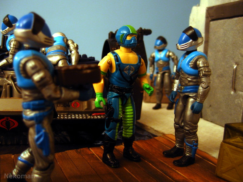 1984 Vintage action figure GI Joe Cobra Hasbro Piranha