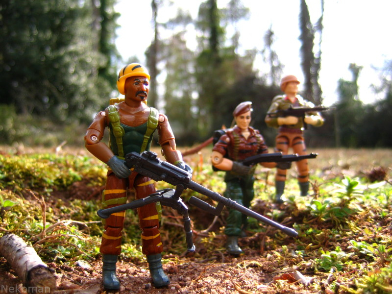 Tiger Force Roadblock Duke Flint ARAH Vintage action figure GI Joe Cobra