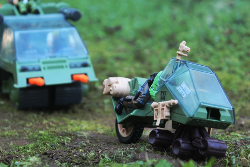 GI Joe 1986 LCV Recon Sled Beachhead Bazooka Hasbro vintage