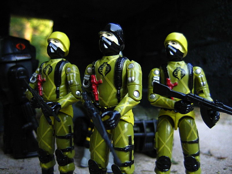 Gi Joe action figures Cobra vintage V1 Python Patrol