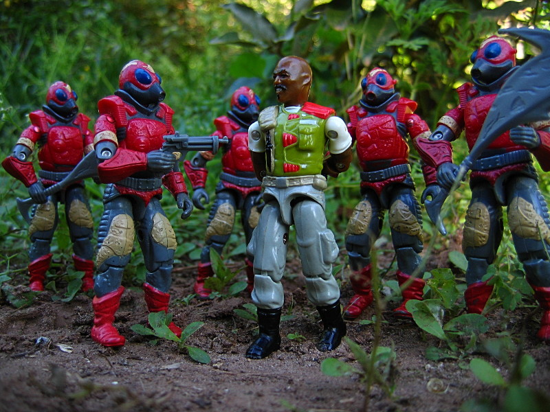 Cobra La GI Joe the movie vintage arah action figures Hasbro Roadblock