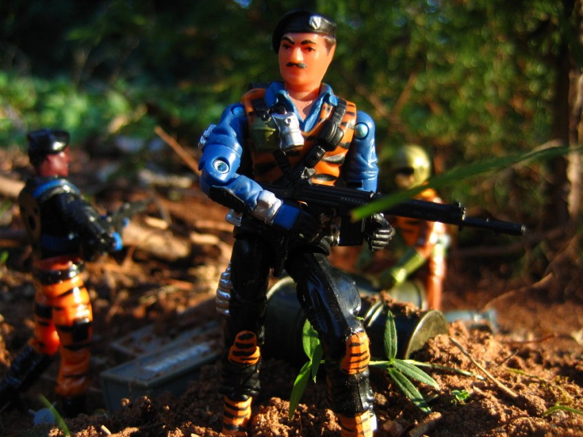 gi joe tiger force tripwire stalker dial-tone hasbro vintage kenner