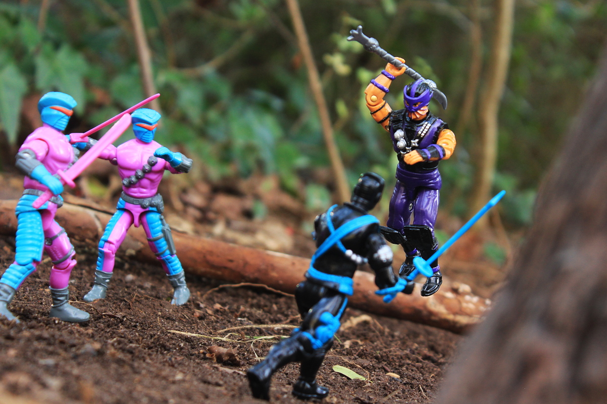 gi joe 1992 1993 ninja force snake eyes dice night creeper