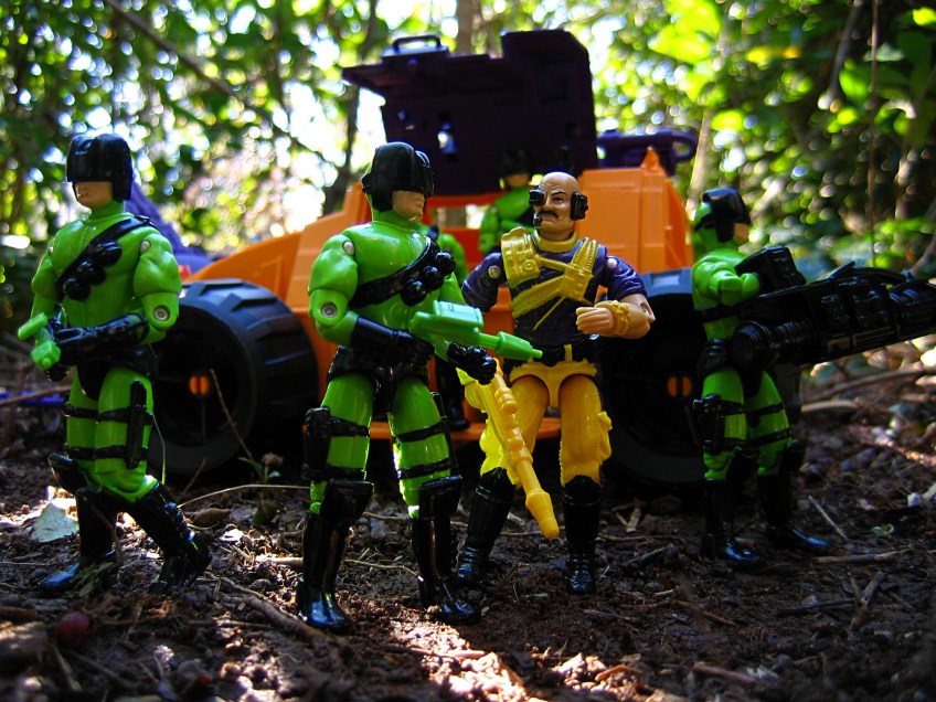 gi joe vintage action figure diorama battle corps hasbro cobra