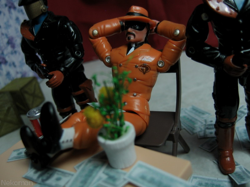 Gijoe vs cobra hasbro headhunters def action figure vintage