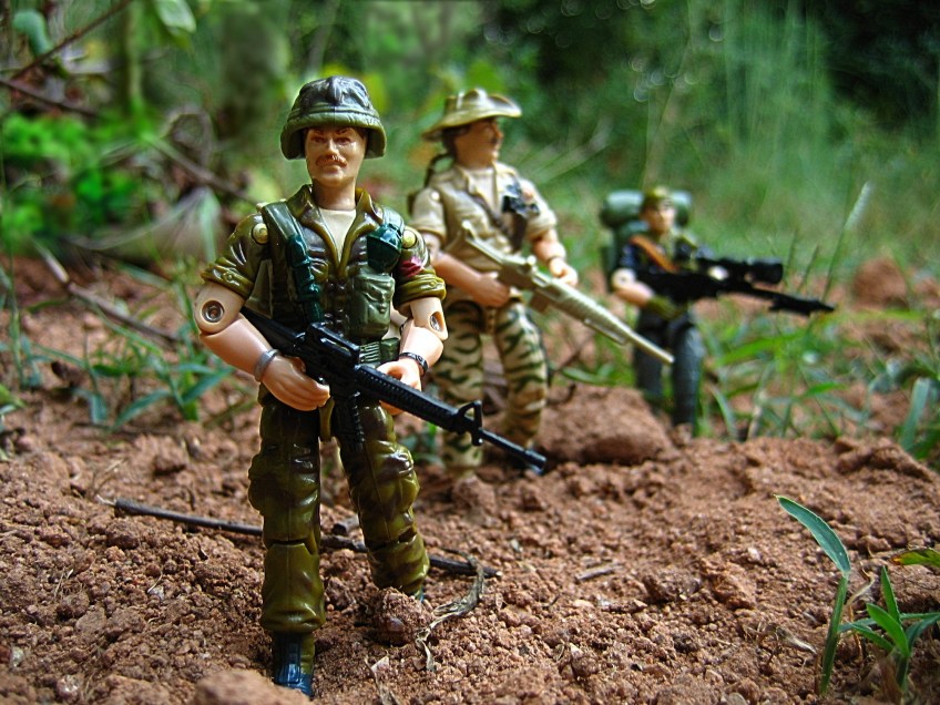 gi joe vintage 1985 hasbro o-ring cobra ARAH foot loose action figure