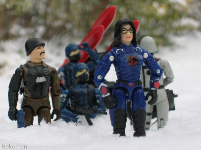 cobra trooper the baroness marvel gi joe hasbro vintage 1997