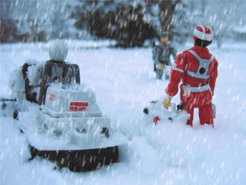gi joe past and present rockslide polar battle bear skimobile