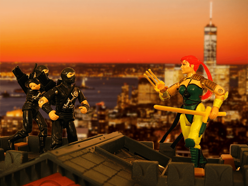 GI Joe Hasbro 90's ARAH Scarlett V2 Ninja Force TBM Custom