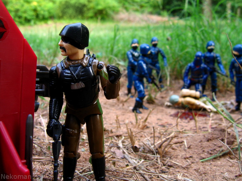 GI Joe ARAH Major Blood Cobra mercenary Cobra Troopers Cobra Commander