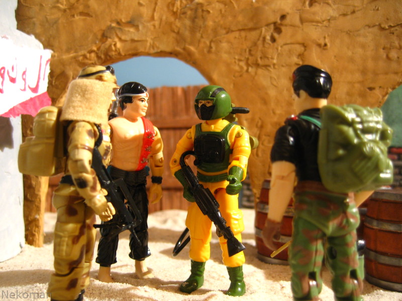 Airtight Dusty Flint Quick Kick ARAH vintage action figure 1985 Cobra GI Joe