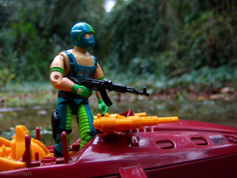 1984 Vintage action figure GI Joe Cobra Hasbro Piranha