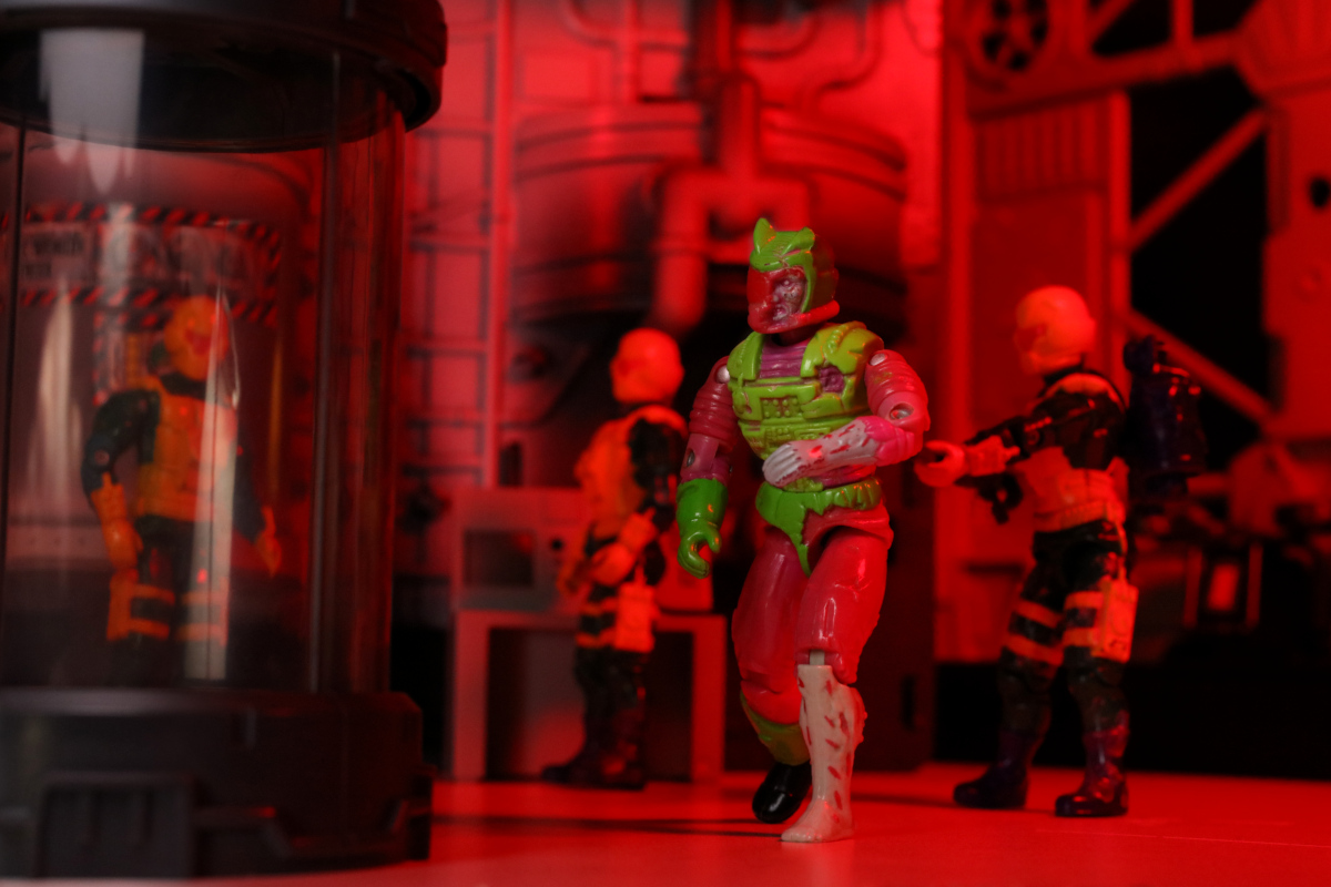 gi joe toxo-viper eco-warrior vintage hasbro 1992 o-ring